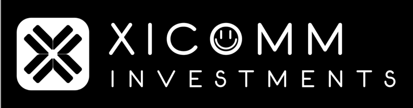 A black and white logo of the company core invest.